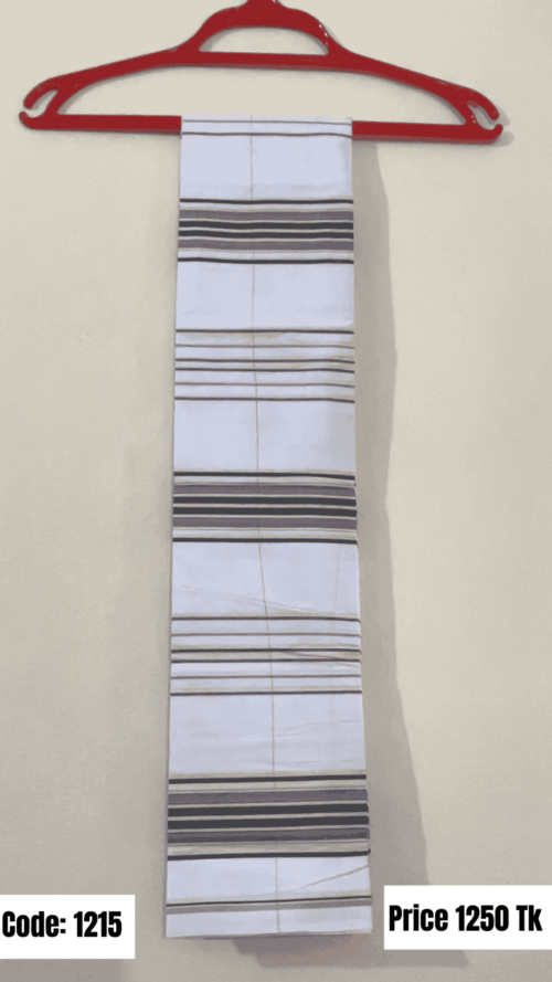 রয়েল কালচার রেশমি রেখা লুঙ্গি Code 1215